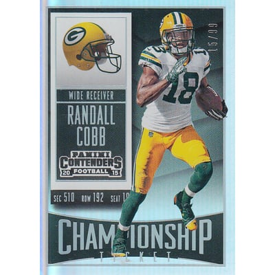 2015 Panini Contenders Championship Ticket #69 Randall Cobb