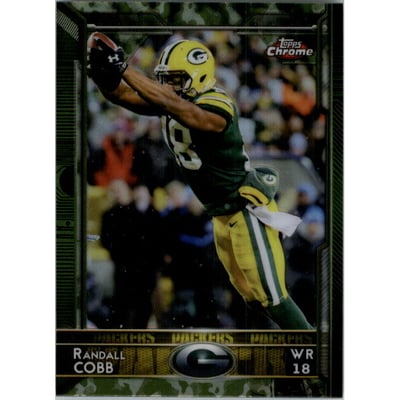 2015 Topps Chrome Mini Camo Refractors #34 Randall Cobb