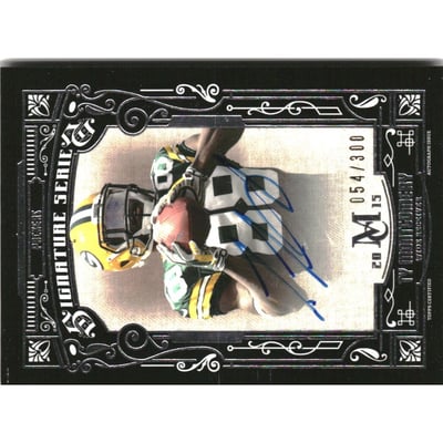 2015 Topps Museum Collection Signature Series Autographs #SSATM Ty Montgomery/300
