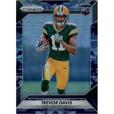 2016 Panini Prizm Prizms Camo #264 Trevor Davis