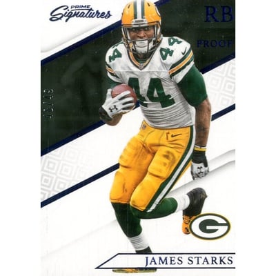 2016 Prime Signatures Prime Proof Blue #193 James Starks