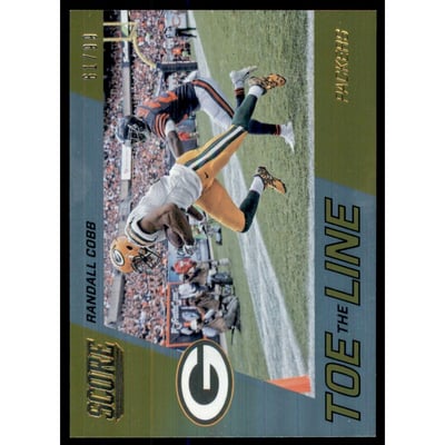 2016 Score Toe the Line Jumbo Gold #15 Randall Cobb