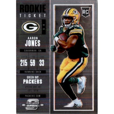 2017 Panini Contenders Optic #99 Aaron Jones RC