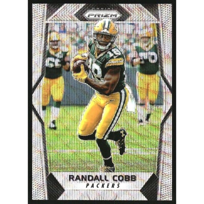 2017 Panini Prizm Prizms Blue Wave #131 Randall Cobb