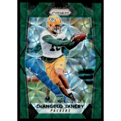 2017 Panini Prizm Prizms Green Scope #258 DeAngelo Yancey
