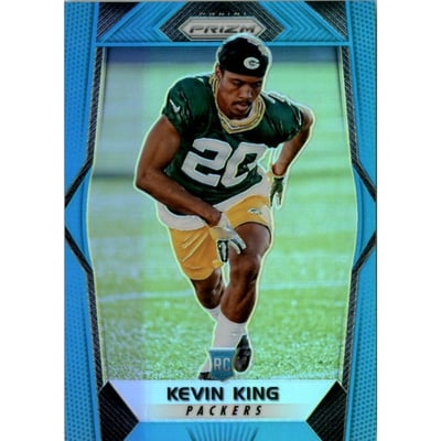 2017 Panini Prizm Prizms Light Blue #236 Kevin King