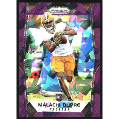 2017 Panini Prizm Prizms Purple Crystals #202 Malachi Dupre