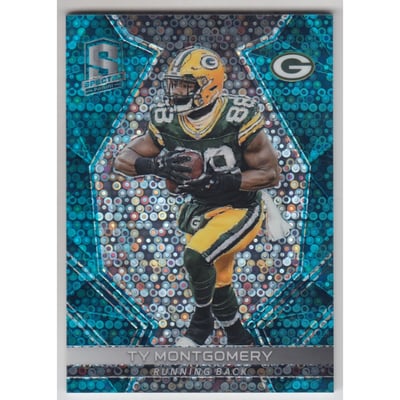 2017 Panini Spectra Neon Blue #39 Ty Montgomery