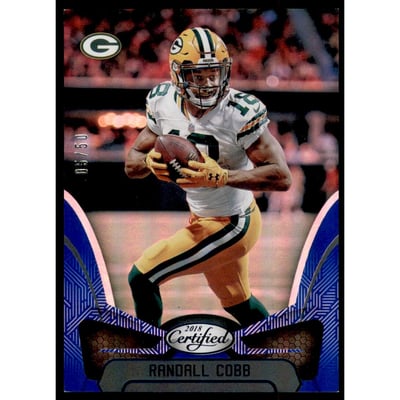 2018 Certified Mirror Blue #60 Randall Cobb