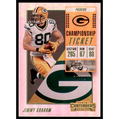 2018 Panini Contenders Championship Ticket #65 Jimmy Graham