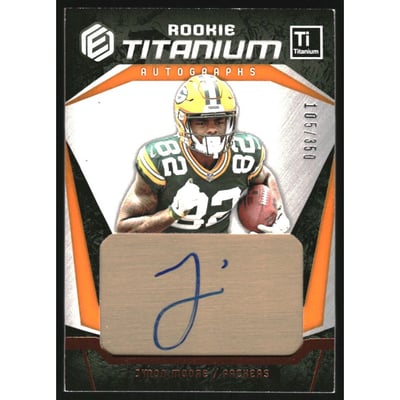 2018 Panini Elements Rookie Titanium Autographs Copper #34 J'Mon Moore/350