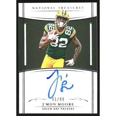 2018 Panini National Treasures Rookie Signatures #20 J'Mon Moore/99