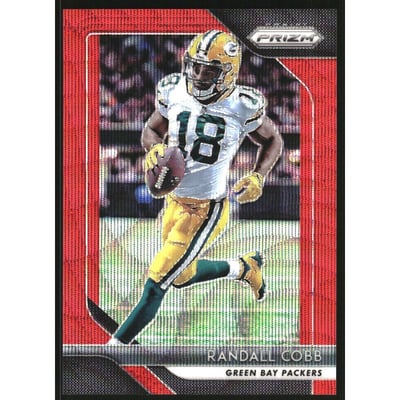 2018 Panini Prizm Prizms Red Wave #132 Randall Cobb
