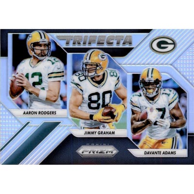 2018 Panini Prizm Trifecta Prizms #2 Larry Fitzgerald/David Johnson/Josh Rosen