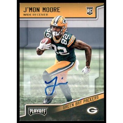 2018 Playoff Rookie Autographs #236 J'Mon Moore