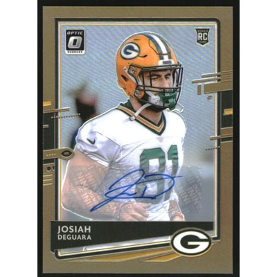 2020 Donruss Optic Rookies Autographs Bronze #142 Josiah Deguara