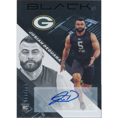 2020 Panini Black Rookie Autographs #186 Josiah Deguara/199