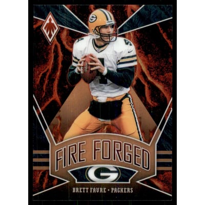 2020 Panini Phoenix Fire Forged Orange #3 Brett Favre