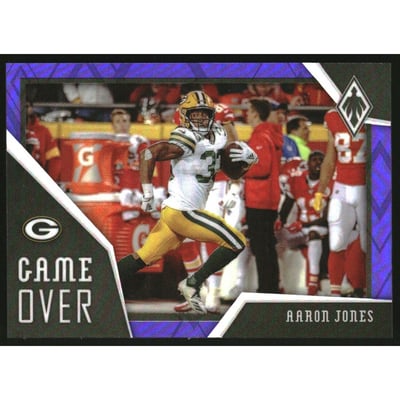 2020 Panini Phoenix Game Over Purple #9 Aaron Jones
