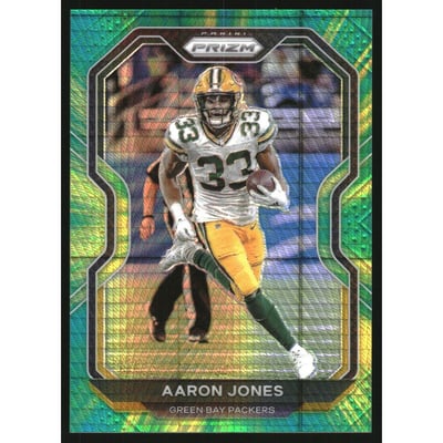 2020 Panini Prizm Prizms Hyper #207 Aaron Jones