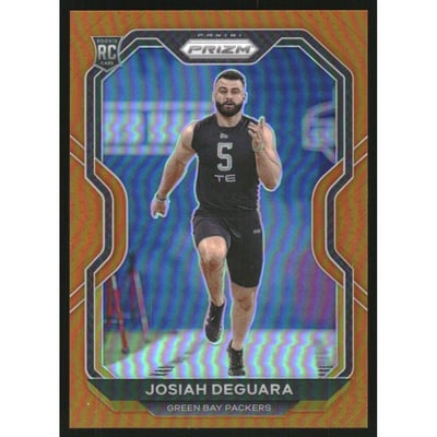 2020 Panini Prizm Prizms Orange #362 Josiah Deguara