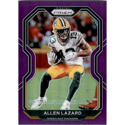 2020 Panini Prizm Prizms Purple #208 Allen Lazard