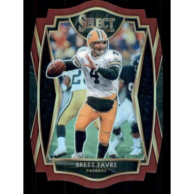 2020 Select Prizm Maroon Die Cut #131 Brett Favre