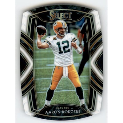 2020 Select Prizm White Die Cut #212 Aaron Rodgers
