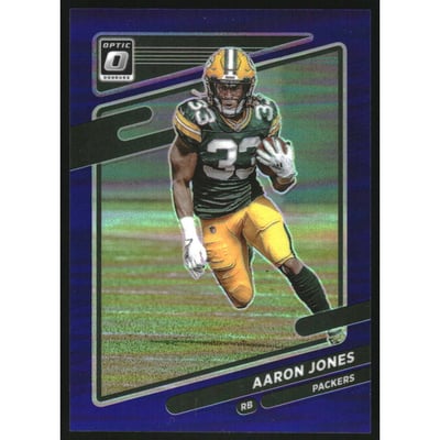 2021 Donruss Optic Purple #91 Aaron Jones