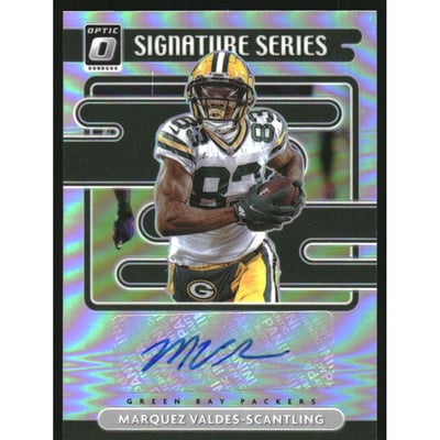 2021 Donruss Optic Signature Series Holo #35 Marquez Valdes-Scantling