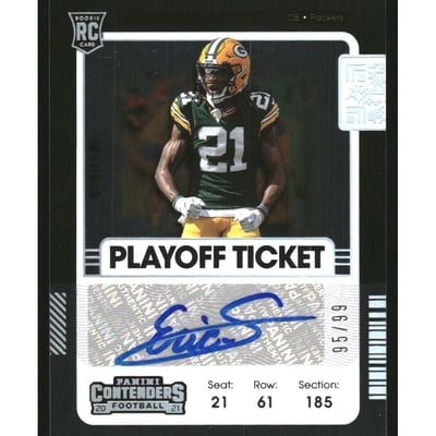 2021 Panini Contenders Playoff Ticket #157A Eric Stokes AU