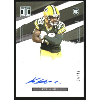 2021 Panini Impeccable Silver #164 Kylin Hill AU