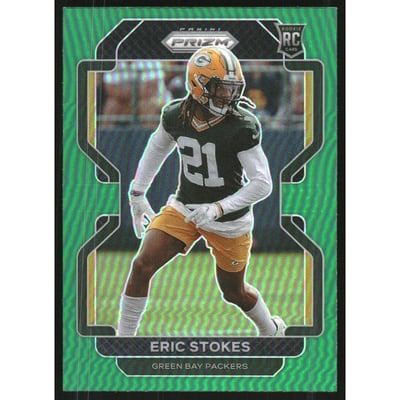 2021 Panini Prizm Prizms Green #433 Eric Stokes