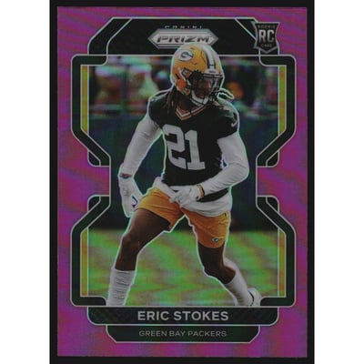 2021 Panini Prizm Prizms Pink #433 Eric Stokes