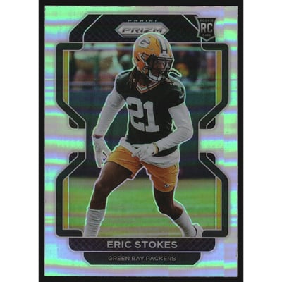 2021 Panini Prizm Prizms Silver #433 Eric Stokes