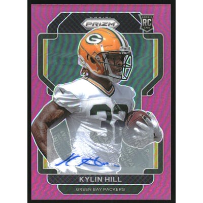 2021 Panini Prizm Rookie Autographs Prizms Pink #403 Kylin Hill