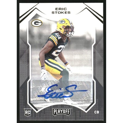 2021 Playoff Rookies Autographs #253 Eric Stokes