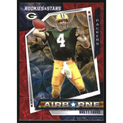 2021 Rookies and Stars Airborne Red Scope #26 Brett Favre