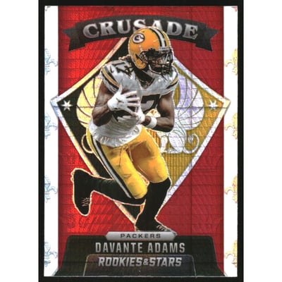 2021 Rookies and Stars Crusade Red Prizm #8 Davante Adams