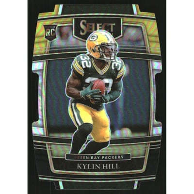 2021 Select Prizm Black and Gold Die Cut #100 Kylin Hill