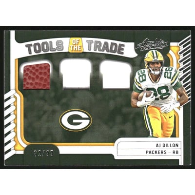 2022 Absolute Tools of the Trade Triple Materials #26 A.J. Dillon