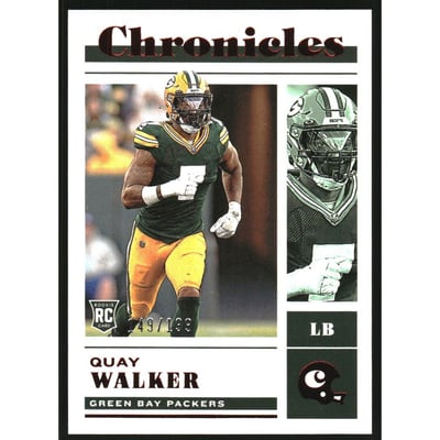 2022 Panini Chronicles Red #50 Quay Walker