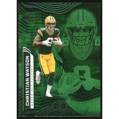 2022 Panini Illusions Emerald #35 Christian Watson