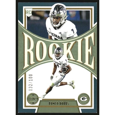 2022 Panini Legacy Green #165 Romeo Doubs