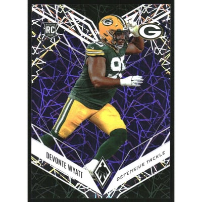 2022 Panini Phoenix Purple Lazer #181 Devonte Wyatt
