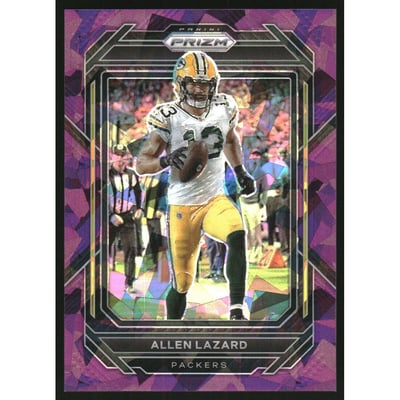 2022 Panini Prizm Prizms Purple Ice #106 Allen Lazard