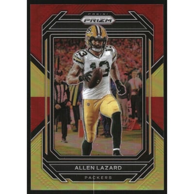 2022 Panini Prizm Prizms Red and Yellow #106 Allen Lazard