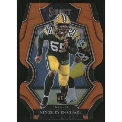 2022 Select Prizm Orange Die Cut #138 Kingsley Enagbare