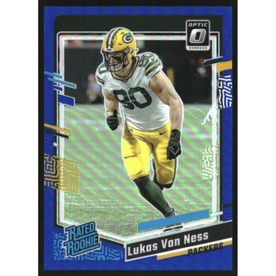 2023 Donruss Optic Blue #240 Lukas Van Ness RR
