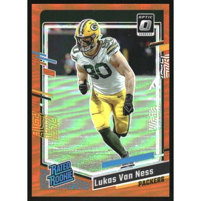 2023 Donruss Optic Orange #240 Lukas Van Ness RR